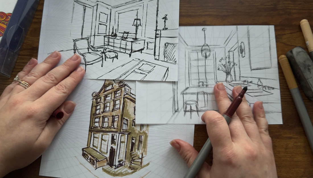 March Perspective Drawing