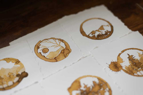 Mountain Range Coffee Print