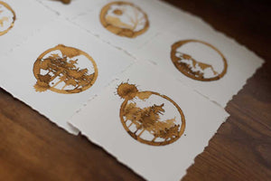 Pine Tree Forest 4 Coffee Print