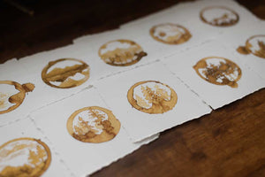 Pine Tree Forest 2 Coffee Print