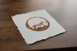 Mountain Range Coffee Print