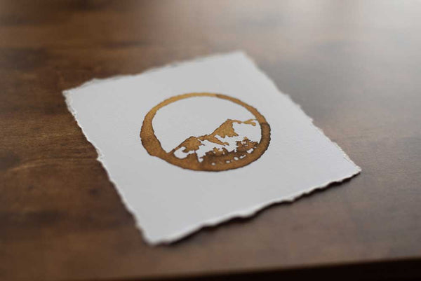 Mountain Range Coffee Print