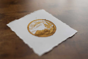 Mountains and Moon Coffee Print