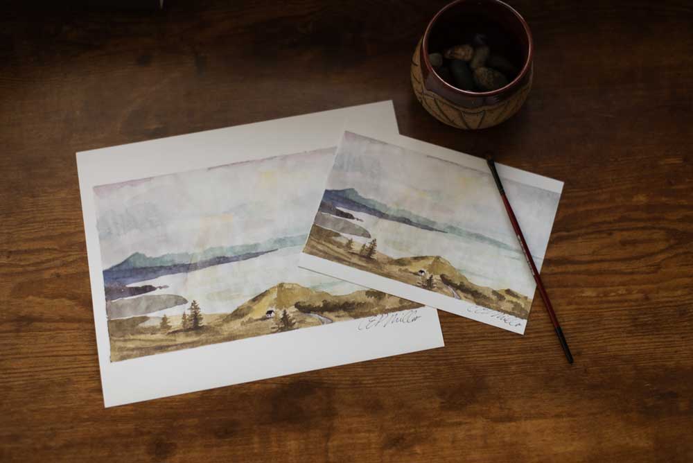 Isle of Skye Watercolor Print