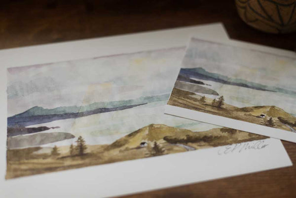Isle of Skye Watercolor Print