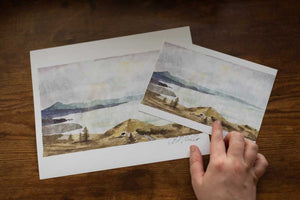 Isle of Skye Watercolor Print