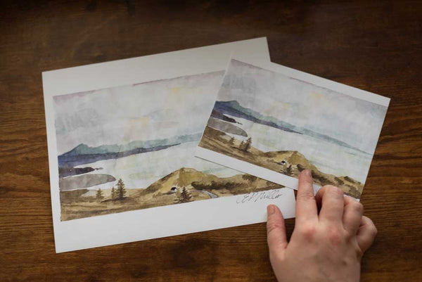 Isle of Skye Watercolor Print