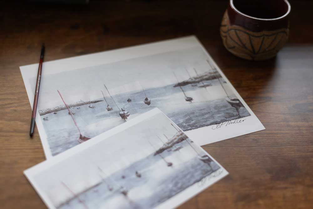 Rockport Harbor Watercolor Print