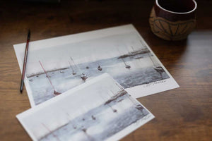 Rockport Harbor Watercolor Print