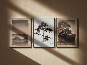Mountain Pines Ink Print