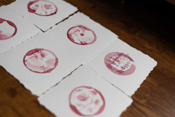 Three Pines Wine Print